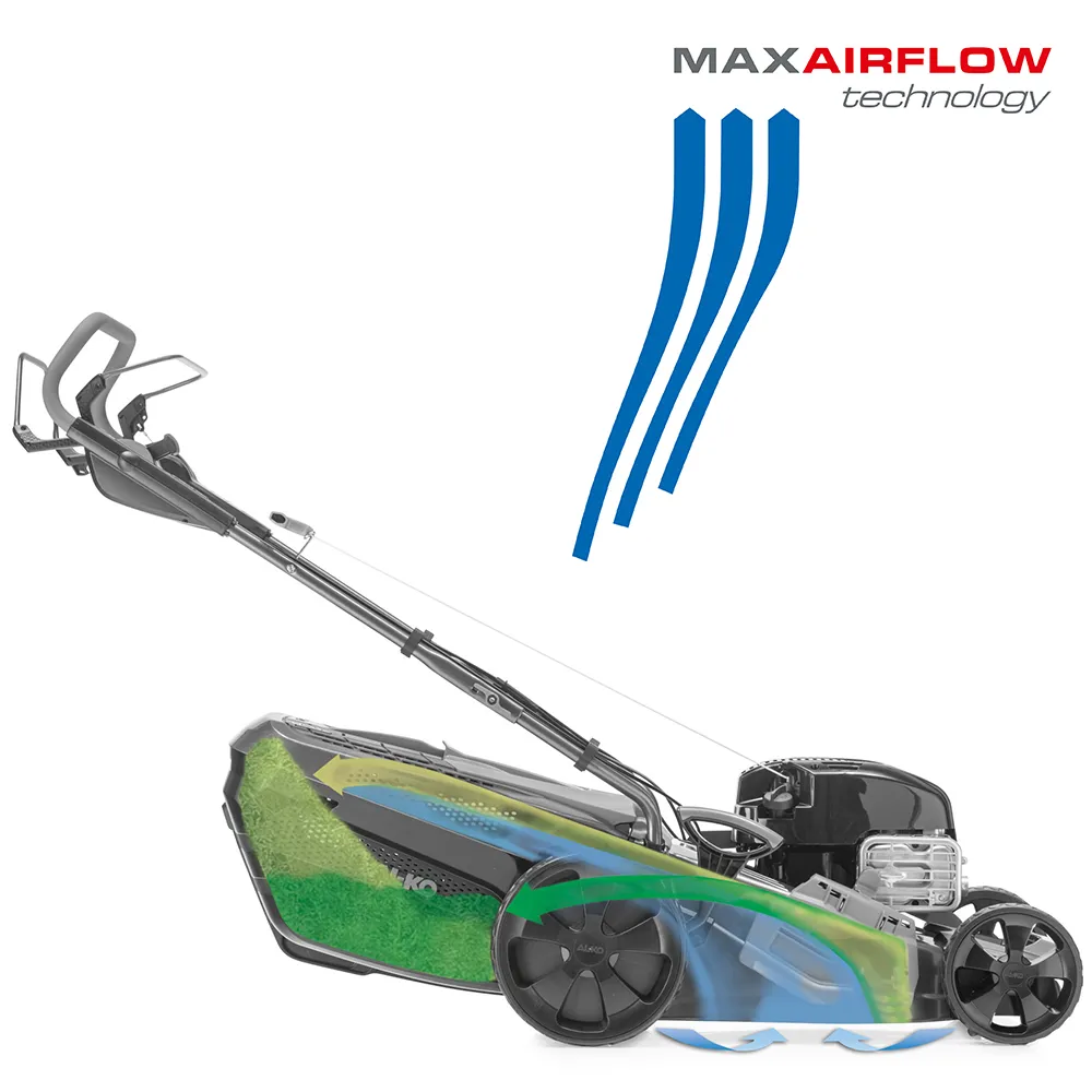 Plæneklipper | AL-KO MaxAirflow Technology flowforhold