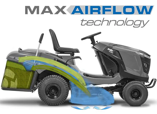 MaxAirflow Teknologi | solo® by AL-KO Comfort Pro Havetraktorer
